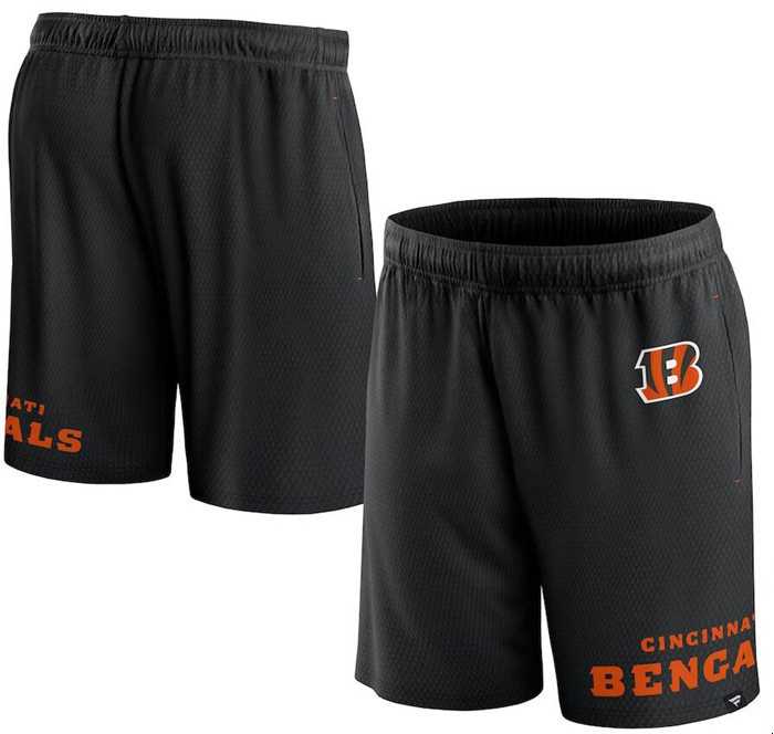 Men's Cincinnati Bengals Black Shorts,We sell and wholesale Men's Cincinnati Bengals Black Shorts on line form chian!